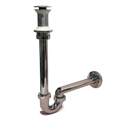 Будкрам купити Сифон для раковини з клапаном FELIX 1-1/4&quot;, хром Sanpreis