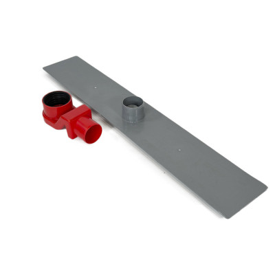 Будкрам купити Трап для душу REVOLVE 60 см з фланцем, s-сифон, горизонтальний, решітка хвиля Sanpreis Трап для душу REVOLVE 60 см з фланцем, s-сифон, горизонтальний, решітка хвиля Sanpreis 3