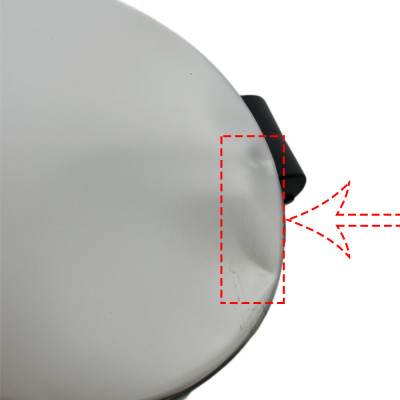 Будкрам купити Відро для сміття з педаллю MICRO 3Л, нержавіюча сталь, хром-уцінка VINKS Відро для сміття з педаллю MICRO 3Л, нержавіюча сталь, хром-уцінка VINKS 4