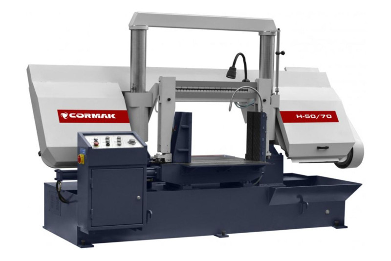 Будкрам купити Напівавтоматична стрічкова пилка CORMAK H-50/70 напівавтоматична стрічкова пилка