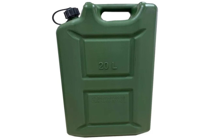 Будкрам купити Каністра для бензину пластикова з лійкою 20 л.