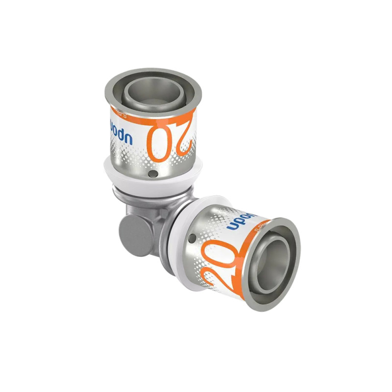 Будкрам купити Прес-фітинг латунний куточок 90º Ø20х20 Uponor S-Press PLUS Uponor