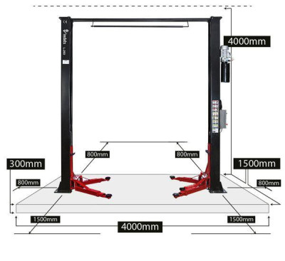 Будкрам купить Автоматический двухколонный подъемник REDATS L-260 Автоматический двухколонный подъемник REDATS L-260 9