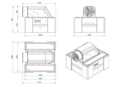 Будкрам купити Зварювальний витяжний ковпак із вентилятором GPPH IQ Air Flow 1000x1000 мм Зварювальний витяжний ковпак із вентилятором GPPH IQ Air Flow 1000x1000 мм 2