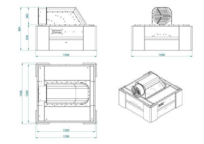 Будкрам купить Сварочный вытяжной колпак с вентилятором GPPH IQ Air Flow 1200x1200 мм Сварочный вытяжной колпак с вентилятором GPPH IQ Air Flow 1200x1200 мм 2