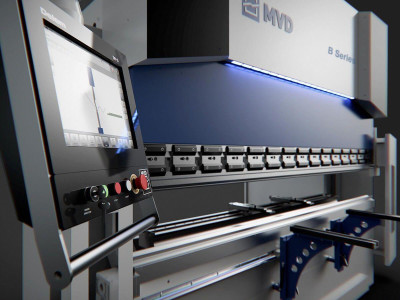 Будкрам купити Гідравлічний листозгинальний прес з ЧПУ MVD B 100-2600 Гідравлічний листозгинальний прес з ЧПУ MVD B 100-2600 5