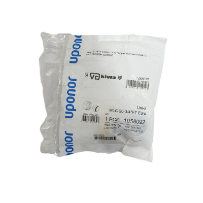 Будкрам купить Зажимной адаптер Евроконус MLC 20-3/4" ВР  Uponor Uni-X Uponor Зажимной адаптер Евроконус MLC 20-3/4" ВР  Uponor Uni-X Uponor 3