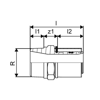 Будкрам купити Штуцер із зовнішнім різьбленням 20-R1"MT Uponor S-Press PLUS Uponor Штуцер із зовнішнім різьбленням 20-R1"MT Uponor S-Press PLUS Uponor 2