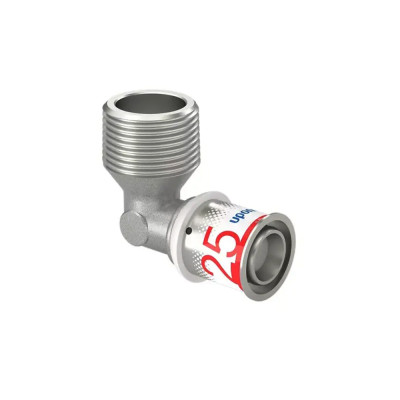 Будкрам купити Прес-коліно із зовнішнім різьбленням Ø25-R1"Uponor S-Press PLUS Uponor