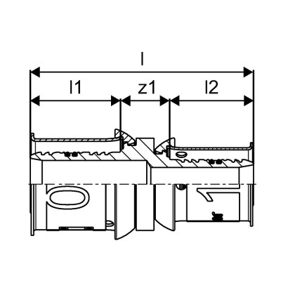 Будкрам купити Преес-муфта латуна Ø32-32 Uponor S-Press PLUS Uponor Преес-муфта латуна Ø32-32 Uponor S-Press PLUS Uponor 2