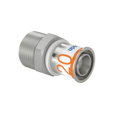 Будкрам купити Штуцер із зовнішнім різьбленням 20-R3/4"MT Uponor S-Press PLUS Uponor