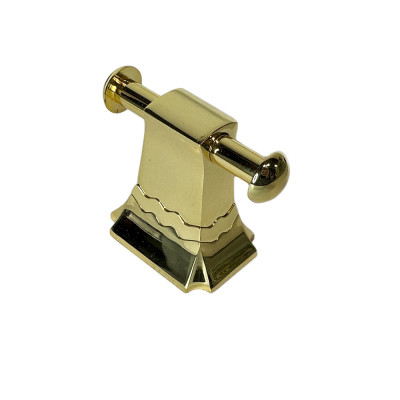 Будкрам купить Вешалка крючок двойной PHASELISE настенный, цвет золото Sanpreis Вешалка крючок двойной PHASELISE настенный, цвет золото Sanpreis 3