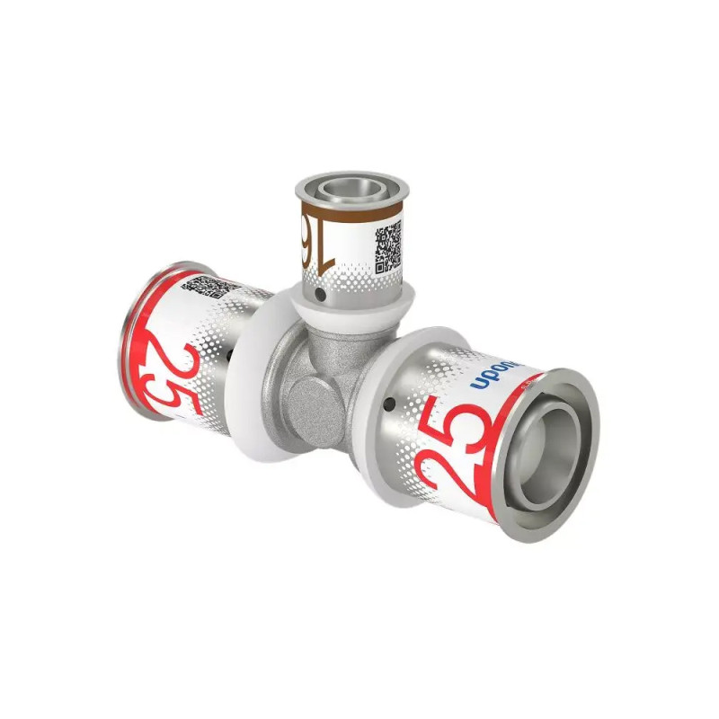 Будкрам купить Пресс-тройник редукционный Ø25-16-25 Uponor S-Press PLUS, латунь Uponor