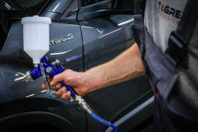 Будкрам купить Покрасочный пистолет HVLP с редуктором, дегидратором, форсунками TAGRED TA133 Покрасочный пистолет HVLP с редуктором, дегидратором, форсунками TAGRED TA133 7