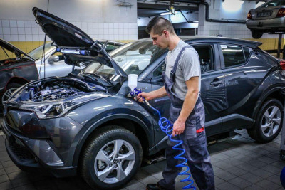 Будкрам купить Покрасочный пистолет HVLP с редуктором, дегидратором, форсунками TAGRED TA133 Покрасочный пистолет HVLP с редуктором, дегидратором, форсунками TAGRED TA133 6