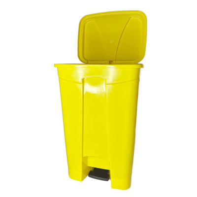 Будкрам купити Бак для сміття на колесах з педаллю 85Л пластик, жовтий/сірий/зелений Afacan Plastik Бак для сміття на колесах з педаллю 85Л пластик, жовтий/сірий/зелений Afacan Plastik 3