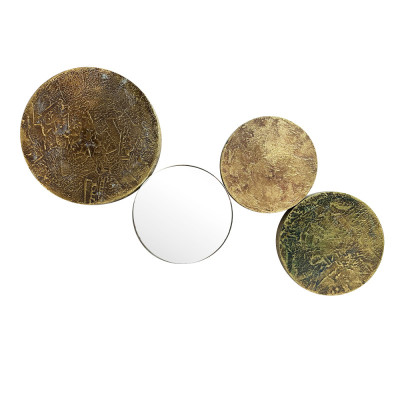 Будкрам купить Набор настенного декора «Магия»  с зеркалом, 4 элемента, МДФ, поталь золото Sanpreis Набор настенного декора «Магия»  с зеркалом, 4 элемента, МДФ, поталь золото Sanpreis 2