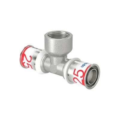 Будкрам купить Пресс-тройник с внутренней резьбой 25-Rp3/4"FT-25 Uponor S-Press PLUS Uponor