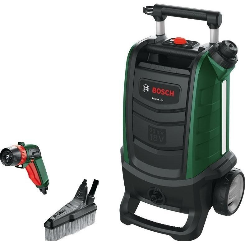 Будкрам купити Мінімийка акумуляторна Bosch Fontus 18V 18В 20бар 386л/год 7.5кг без АКБ та ЗП