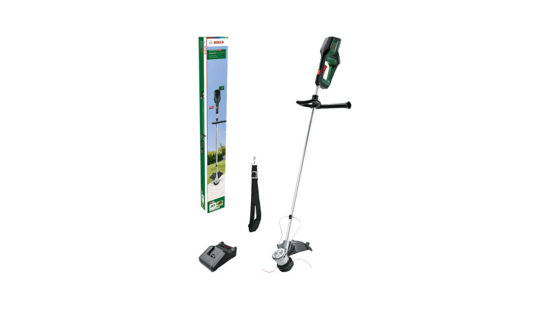 Будкрам купить Триммер садовый аккумуляторный Bosch AdvancedGrassCut 36V-33 36V 33см 1х2А·час ЗП AL 36V-20 4кг