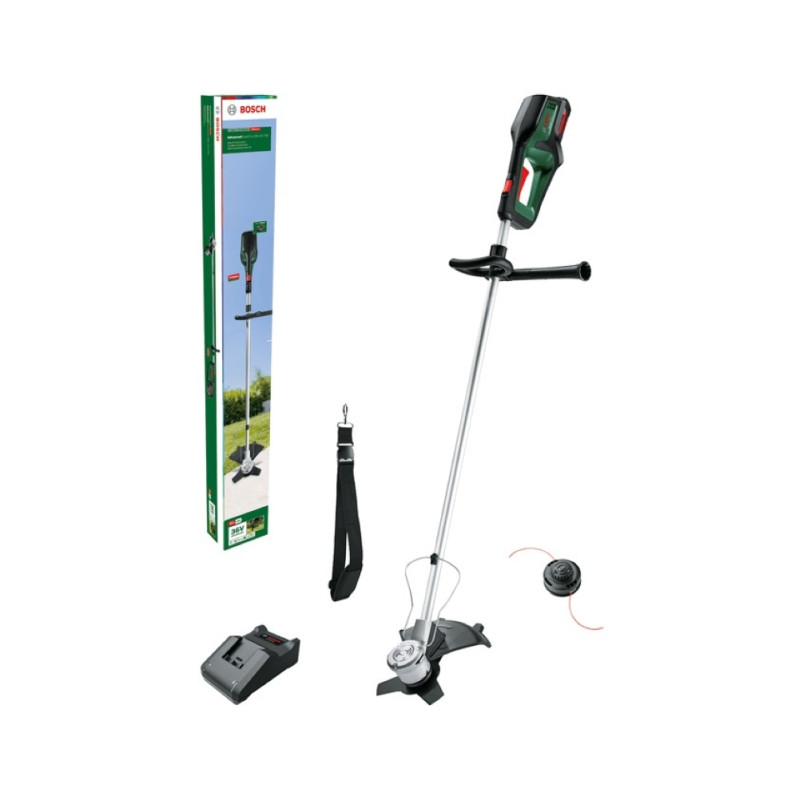 Будкрам купити Тример садовий акумуляторний Bosch AdvancedGrassCut 36V-23-750 36V 23см 1х2А·год ЗП AL 36V-20 4.1кг