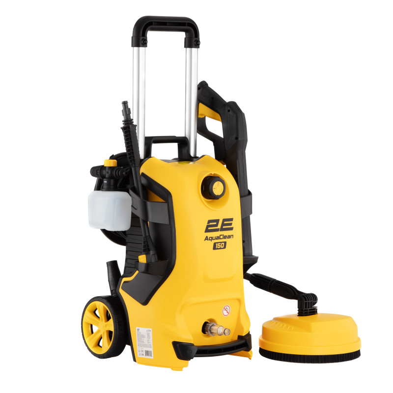Будкрам купить Минимойка высокого давления 2E AquaClean 150plus 2000Вт 150бар 450л/ч шланг 8м щётка патио 8.84кг
