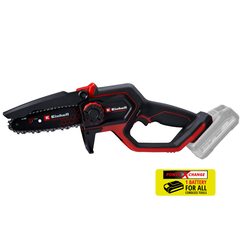 Будкрам купить Пила цепная аккумуляторная Einhell GP-PS 18/20 Li BL - Solo бесщеточная 18В шина 192мм рез 150мм 8м/с 1.38кг без АКБ и ЗП