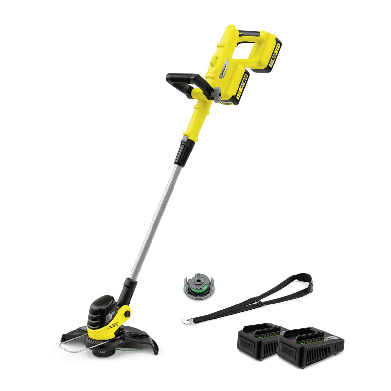 Будкрам купити Тример садовий акумуляторний Karcher LTR 3-18 Dual Battery Set 18В акб 2х2А·год 30см 8000об/хв 2хЗП Power 2.42кг