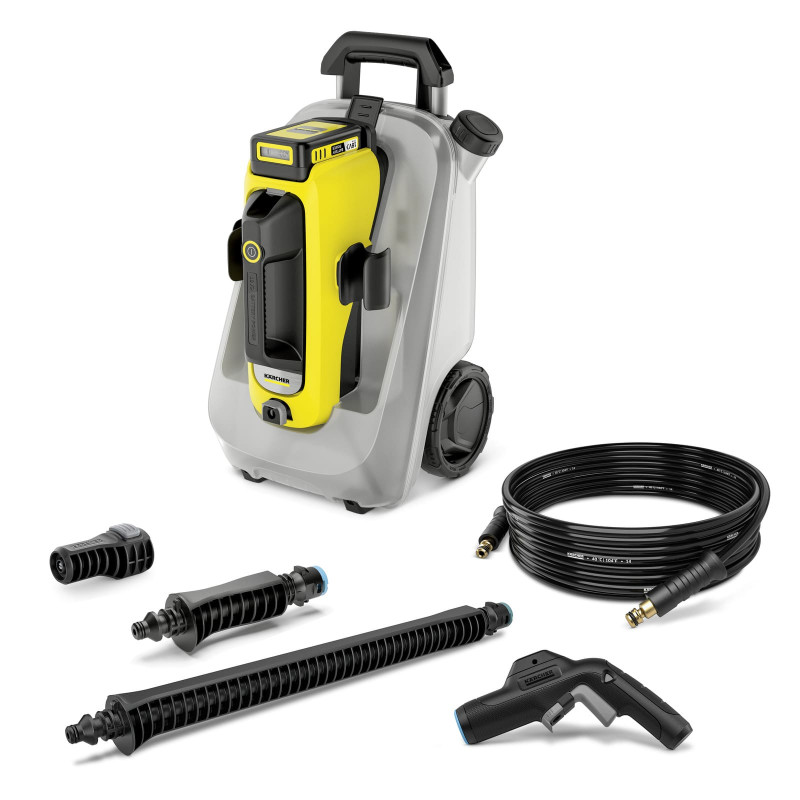 Будкрам купить Минимойка аккумуляторная Karcher OC 6-18 Premium Battery Set 18В акб 1х2.5А·час 24бар 200л/ч бак для воды 12л ЗП 5.73кг