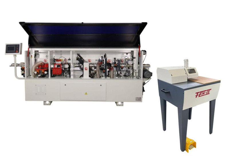 Будкрам купить Кромкооблицовочный станок MAST Holztechnik K308 + машина для обрезки углов (для ПВХ-лент) FN 1000