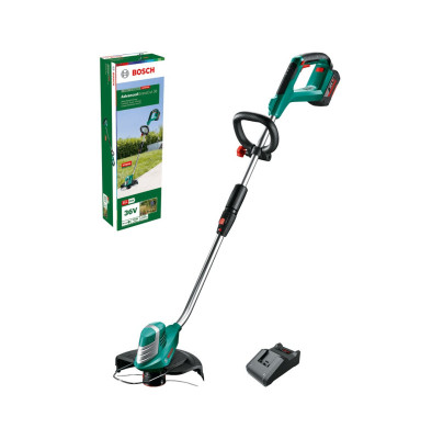 Будкрам купить Триммер садовый аккумуляторный Bosch AdvancedGrassCut 36 36В 30см 1x2А·час ЗП AL3620CV 4.1кг