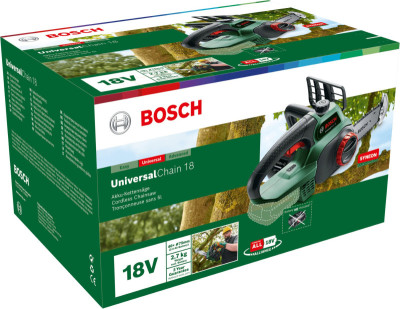 Будкрам купить Пила цепная аккумуляторная Bosch UniversalChain 18 18В шина 20см 3кг без АКБ и ЗП Пила цепная аккумуляторная Bosch UniversalChain 18 18В шина 20см 3кг без АКБ и ЗП 5