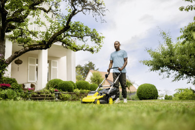 Будкрам купить Газонокосилка Karcher LMO 5-18 Комплект из двух аккумуляторов 36В (18В+18В) 2х5А в год 41см 25-70см до 550м.кв. Газонокосилка Karcher LMO 5-18 Комплект из двух аккумуляторов 36В (18В+18В) 2х5А в год 41см 25-70см до 550м.кв. 5