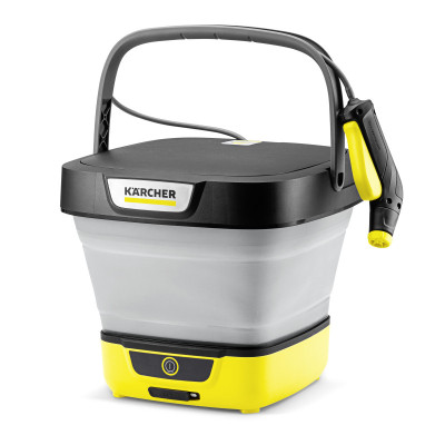 Будкрам купить Минимойка низкого давления аккумуляторная Karcher OC 3 Foldable, 120л/ч, шланг 1.8м, бак для воды 8л, вес 2.2кг, USB-C