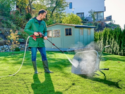 Будкрам купити Мийка акумуляторна Einhell HYPRESSO 18/24-1 Li - Solo, PXC, 18В, до 24 бар, 240 л/хв, самоусмоктування, 2.1 кг (без АКБ та ЗУ) Мийка акумуляторна Einhell HYPRESSO 18/24-1 Li - Solo, PXC, 18В, до 24 бар, 240 л/хв, самоусмоктування, 2.1 кг (без АКБ та ЗУ) 12