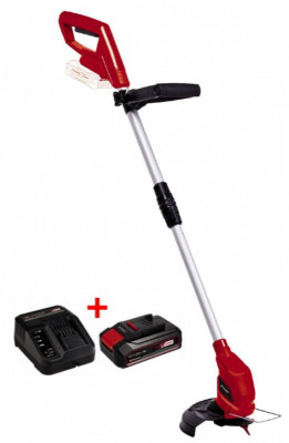 Будкрам купить Триммер садовый аккумуляторный Einhell GC-CT 18/24 Li Kit PXC 18В, 1х2.5А·час, 24см, 1.82кг