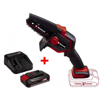 Будкрам купить Пила цепная аккумуляторная Einhell GE-PS 18/15 Li BL Kit, PXC 18В, 1х2.5А·час, бесщеточная, шина 158мм, рез 125мм, 4.8м/с, 1.1кг