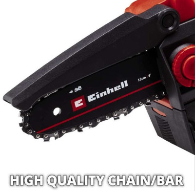 Будкрам купить Пила цепная аккумуляторная Einhell GE-PS 18/15 Li BL Kit, PXC 18В, 1х2.5А·час, бесщеточная, шина 158мм, рез 125мм, 4.8м/с, 1.1кг Пила цепная аккумуляторная Einhell GE-PS 18/15 Li BL Kit, PXC 18В, 1х2.5А·час, бесщеточная, шина 158мм, рез 125мм, 4.8м/с, 1.1кг 9