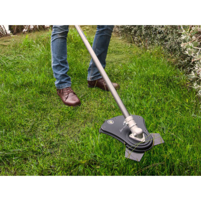Будкрам купить Триммер садовый аккумуляторный Ryobi ONE+ OBC1820B 18В 20см нож/леска 30см эргоремни Vertebrae 4.7кг без АКБ и ЗУ Триммер садовый аккумуляторный Ryobi ONE+ OBC1820B 18В 20см нож/леска 30см эргоремни Vertebrae 4.7кг без АКБ и ЗУ 5