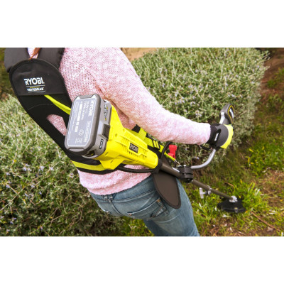 Будкрам купить Триммер садовый аккумуляторный Ryobi ONE+ OBC1820B 18В 20см нож/леска 30см эргоремни Vertebrae 4.7кг без АКБ и ЗУ Триммер садовый аккумуляторный Ryobi ONE+ OBC1820B 18В 20см нож/леска 30см эргоремни Vertebrae 4.7кг без АКБ и ЗУ 2