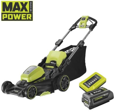 Будкрам купить Газонокосилка аккумуляторная Ryobi Max Power RY36LM40A-140 36В акб 1х4А·ч 40см 50л 25-75мм 18.6кг