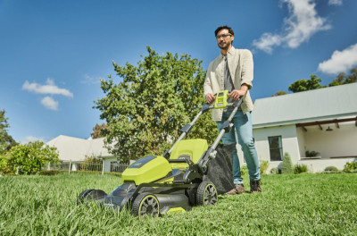 Будкрам купить Газонокосилка аккумуляторная Ryobi Max Power RY36LM40A-140 36В акб 1х4А·ч 40см 50л 25-75мм 18.6кг Газонокосилка аккумуляторная Ryobi Max Power RY36LM40A-140 36В акб 1х4А·ч 40см 50л 25-75мм 18.6кг 2
