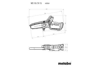 Будкрам купить Пила цепная аккумуляторная Metabo MS 18 LTX 15 18В 1х2А·ч шина 15см 5м/сек 2кг Пила цепная аккумуляторная Metabo MS 18 LTX 15 18В 1х2А·ч шина 15см 5м/сек 2кг 10