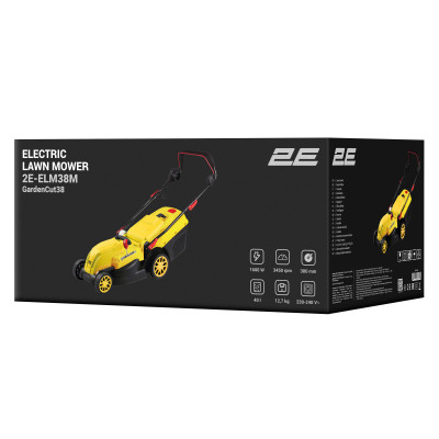 Будкрам купить Газонокосилка сетевая 2E GardenCut 38 1600Вт 38см 40л 25-75мм 12.7кг Газонокосилка сетевая 2E GardenCut 38 1600Вт 38см 40л 25-75мм 12.7кг 29