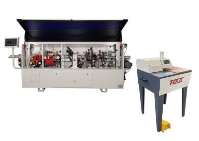 Будкрам купить Кромкооблицовочный станок MAST Holztechnik K308 + машина для обрезки углов (для ПВХ-лент) FN 1000