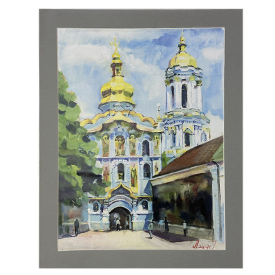 Будкрам купити Картина із паспарту КИЇВ, 370х470мм Sanpreis