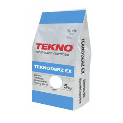 Будкрам купить Затирка для швов Teknoderz EX, белый, эластичная, 5 кг TEKNO Затирка для швов Teknoderz EX, белый, эластичная, 5 кг TEKNO 2