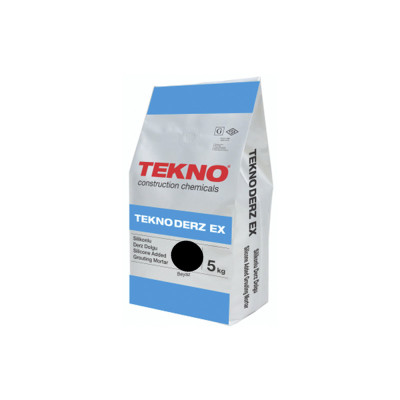 Будкрам купить Затирка для швов Teknoderz EX, чёрный, эластичная, 5 кг  TEKNO Затирка для швов Teknoderz EX, чёрный, эластичная, 5 кг  TEKNO 2