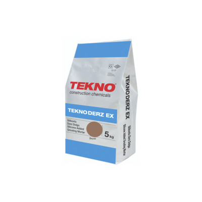 Будкрам купить Затирка для швов Teknoderz EX, кофе с молоком, эластичная, 5 кг  TEKNO Затирка для швов Teknoderz EX, кофе с молоком, эластичная, 5 кг  TEKNO 2