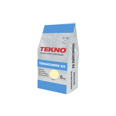 Будкрам купити Затирка для швів Teknoderz EX, слонова кістка, еластична, 5 кг TEKNO Затирка для швів Teknoderz EX, слонова кістка, еластична, 5 кг TEKNO 2